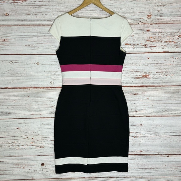 WHBM Colorblock Sheath Dress Sz 6 - Picture 9 of 15
